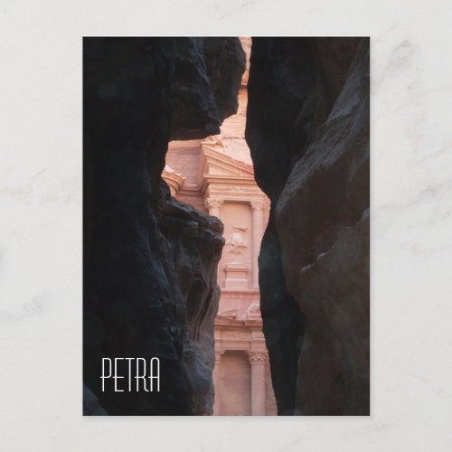 Petra Jordan Postcard