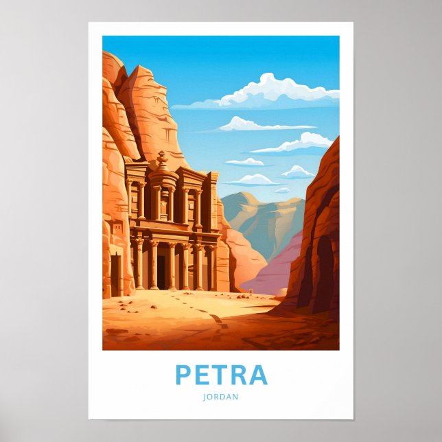Petra Jordan Travel Print (Front)