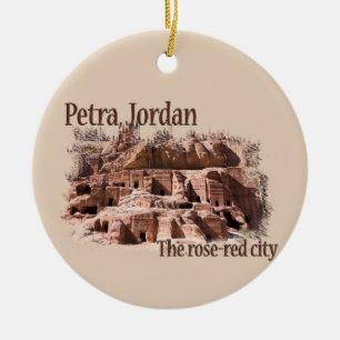 Petra: Rose Red City Ceramic Ornament