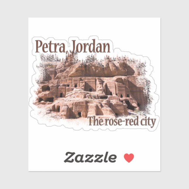 Petra: Rose Red City Sticker (Sheet)