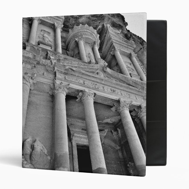 Petra Treasury Building 3 Ring Binder (Front/Inside)