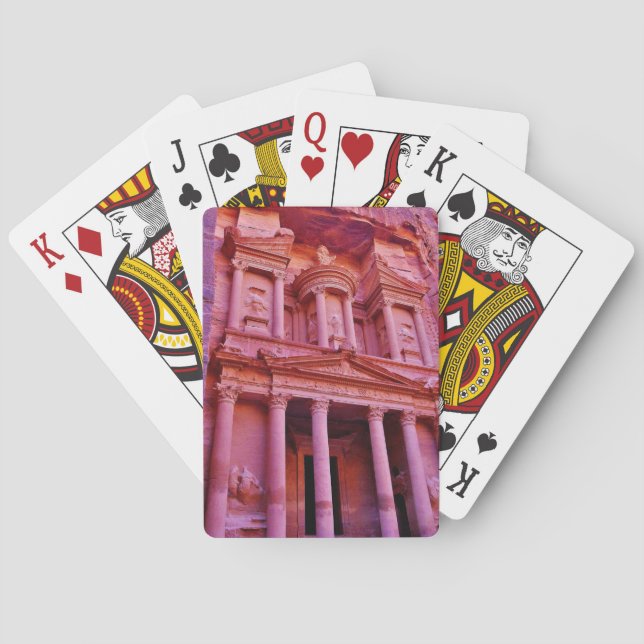 Petra Treasury Building Poker Cards (Back)