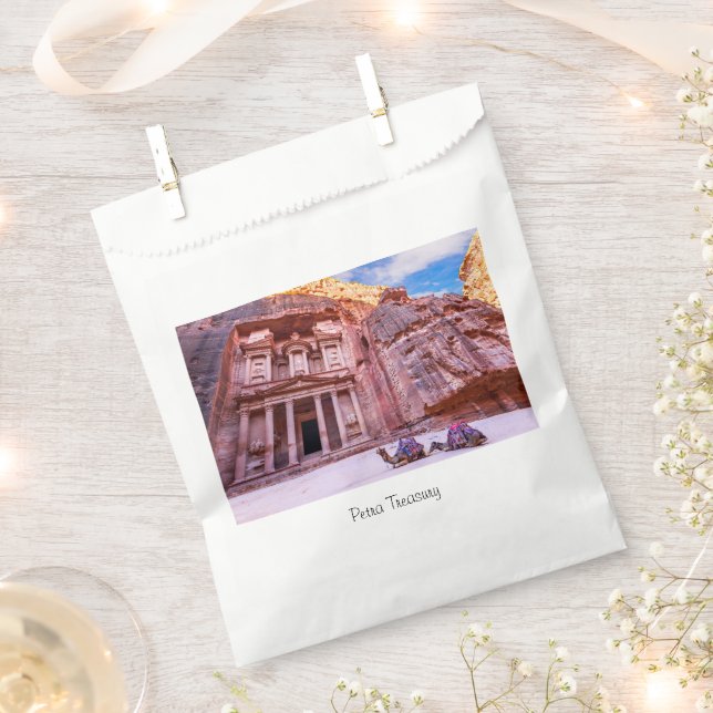 Petra Treasury Favor Bag (Clipped)