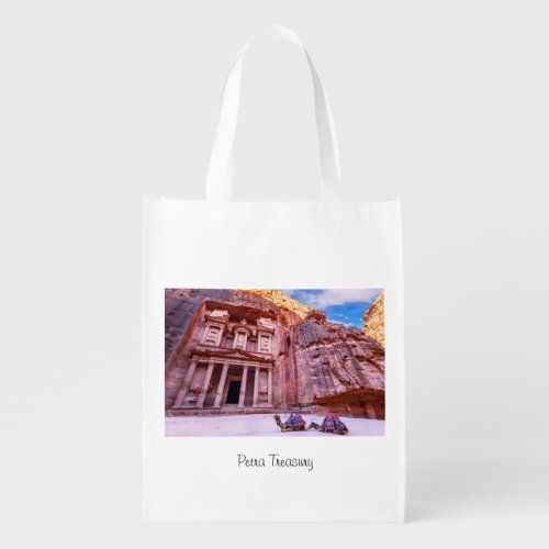 Petra Treasury Grocery Bag