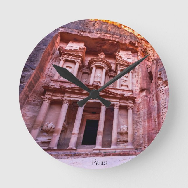 Petra Treasury Round Clock (Front)