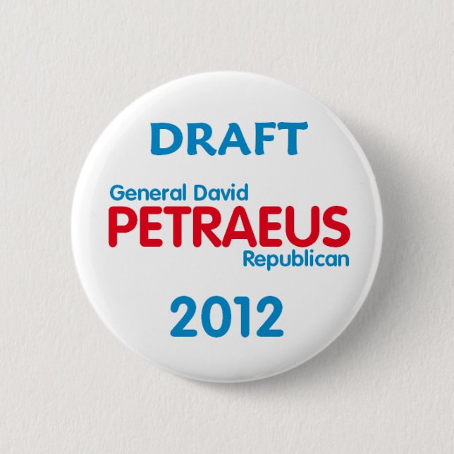 PETRAEUS 2012 Button (Front)