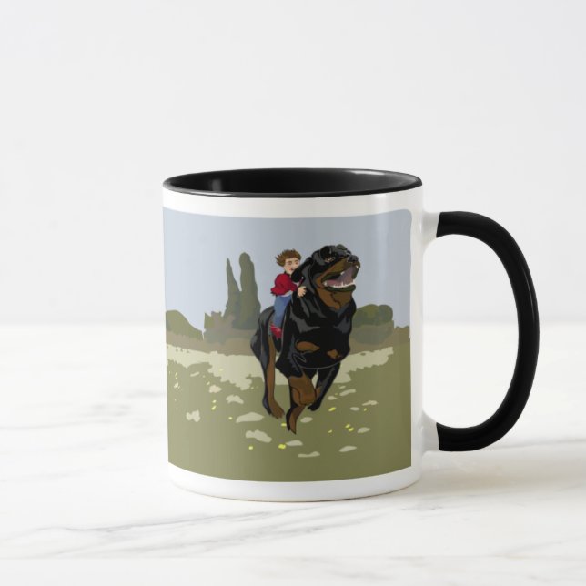 Petrane rides Zaschitnik Mug (Right)