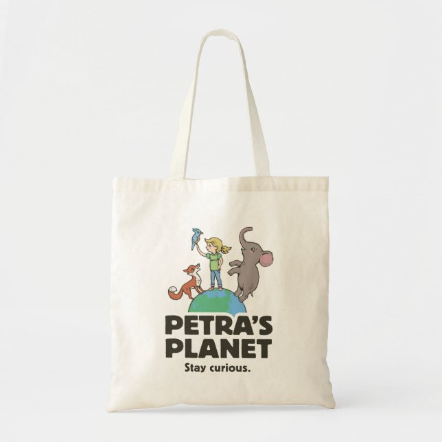 Petra's Planet Logo Tote Bag (Front)
