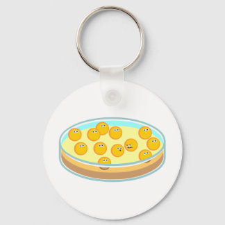 Petri Dish MRSA Keychain