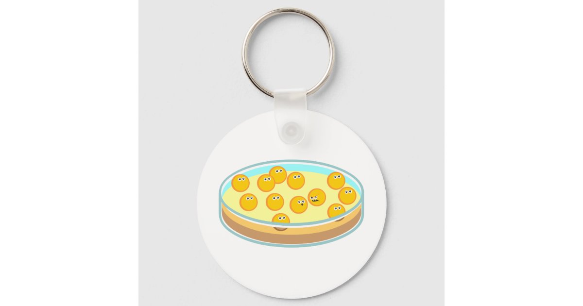 Petri Dish MRSA Keychain Zazzle