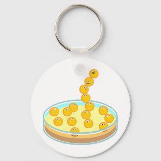 Petri Dish Tower Keychain