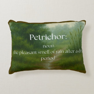 Petrichor: Smell of Rain Accent Pillow