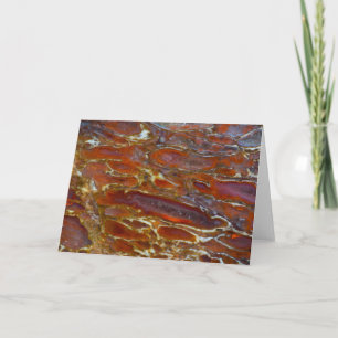 Petrified Dinosaur Bone Card