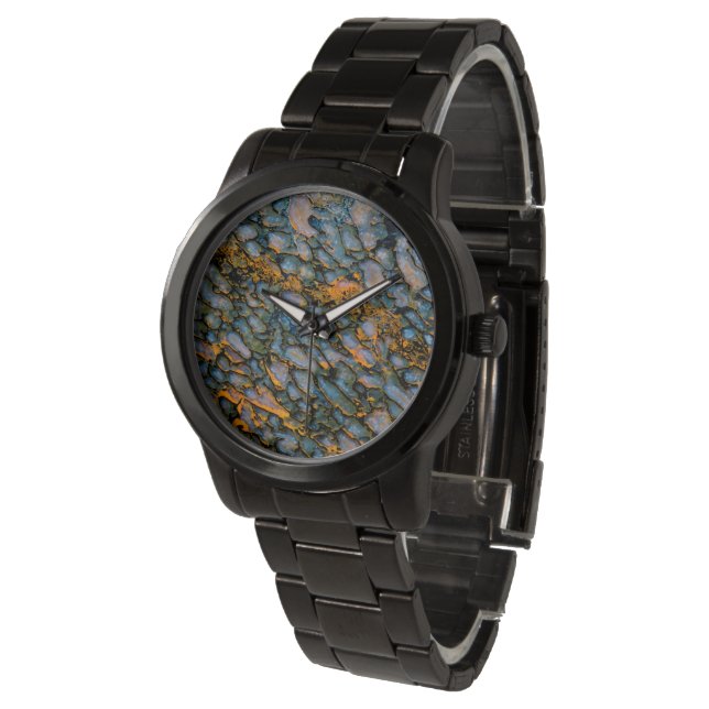 Petrified Dinosaur Bone Watch (Angled)