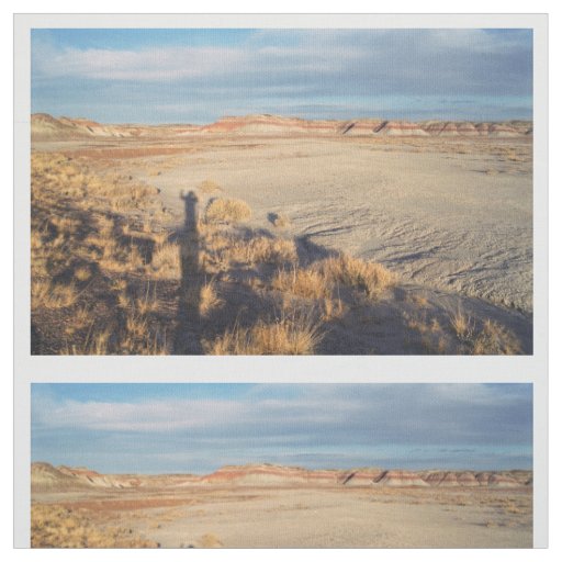 Petrified Forest Desert Wave Photo Fabric