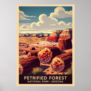 Petrified Forest National Park Arizona V02 Poster