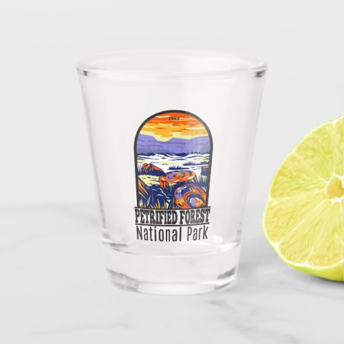 Petrified Forest National Park Arizona Vintage Shot Glass