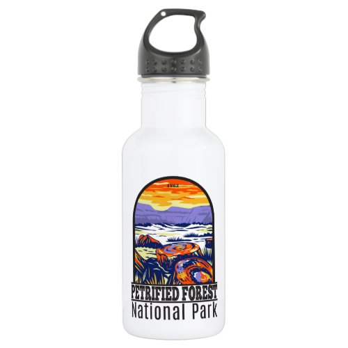 Petrified Forest National Park Arizona Vintage Stainless Steel Water Bottle