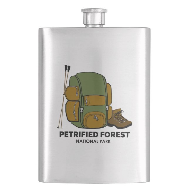 Petrified Forest National Park Backpack Flask (Front)