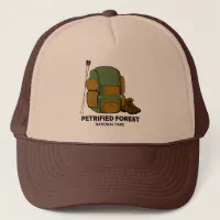 Trucker Hats Hiking Trucker Hat for Men Snapback Trucker Caps Petrified  Forest National Park Hat