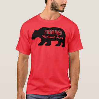 Petrified Forest National Park Bear Black T-Shirt