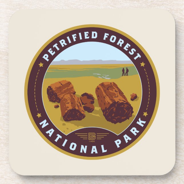 Petrified Forest National Park Beverage Coaster (Front)