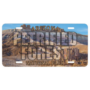 Petrified Forest National Park License Plate