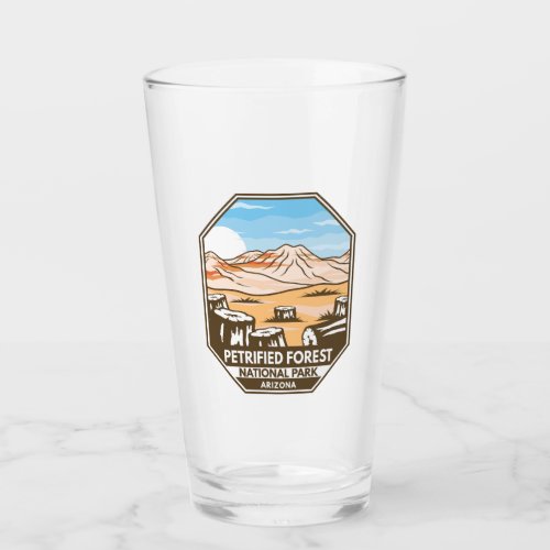 Petrified Forest National Park Minimal Retro Glass