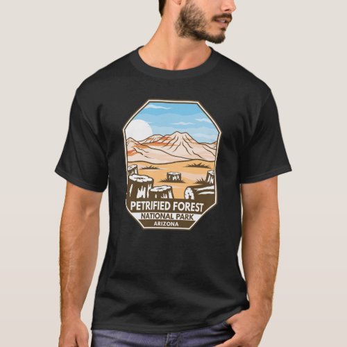 Petrified Forest National Park Minimal Retro T_Shirt