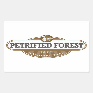 Petrified Forest National Park Rectangular Sticker