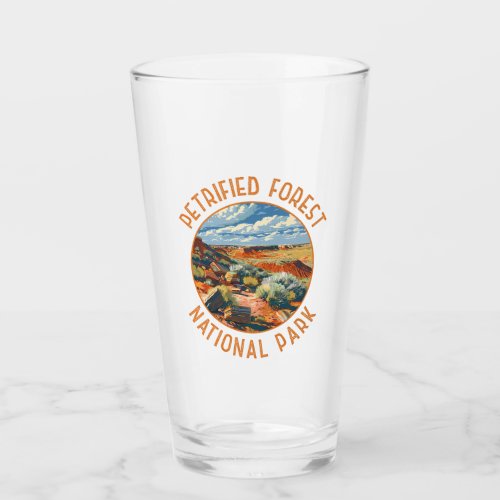 Petrified Forest National Park Retro Distressed Glass