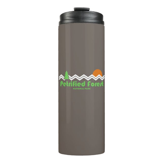 Petrified Forest National Park Retro Thermal Tumbler (Front)