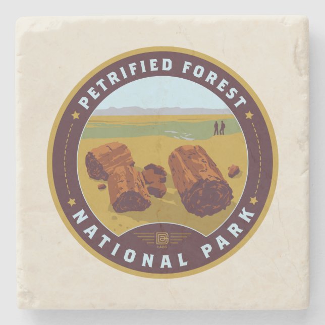 Petrified Forest National Park Stone Coaster (Front)