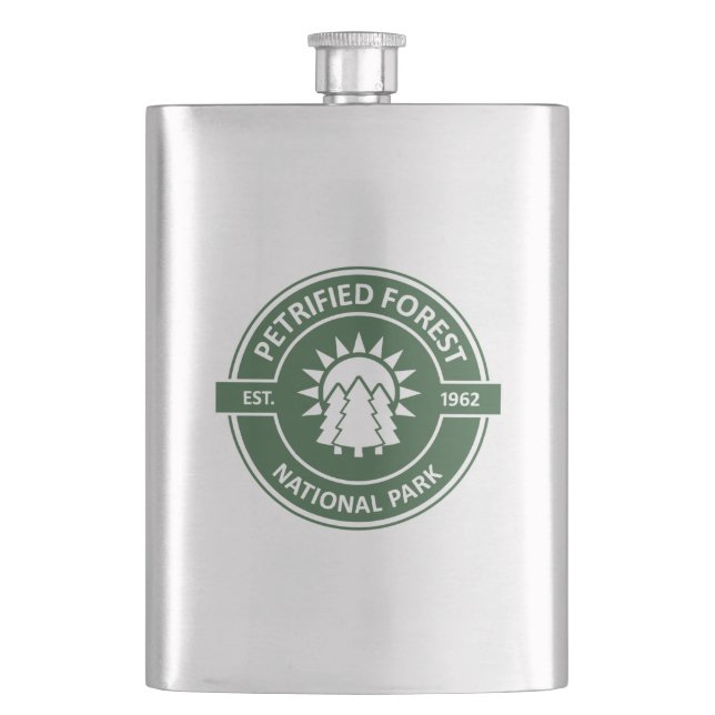 Petrified Forest National Park Sun Trees Flask (Front)