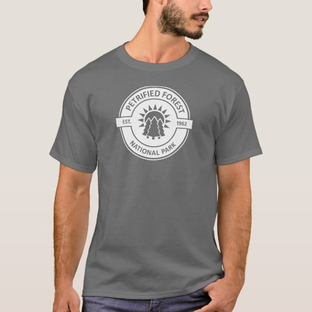 Petrified Forest National Park Sun Trees T-Shirt (Front)
