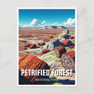 Petrified Forest National Park Travel Souvenir Postcard