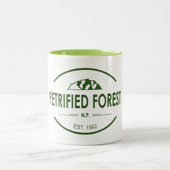Petrified Forest National Park Two-Tone Coffee Mug (Center)