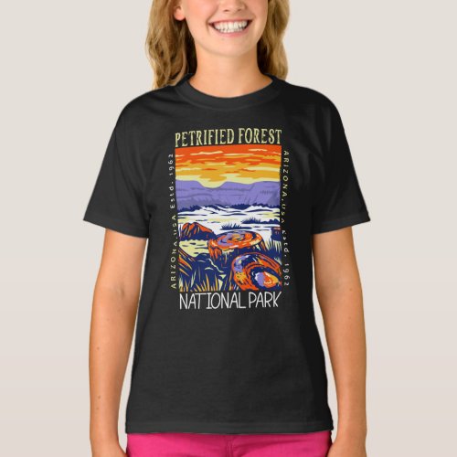 Petrified Forest National Park Vintage Distressed T_Shirt