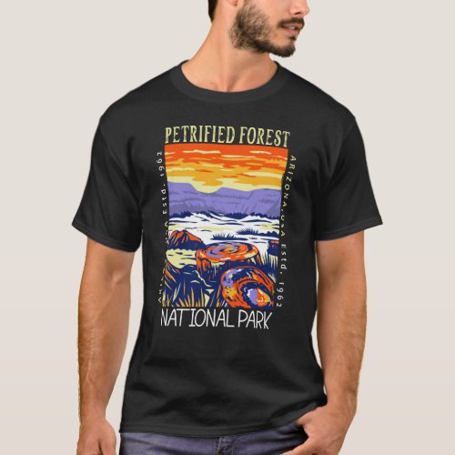 Petrified Forest National Park Vintage Distressed  T_Shirt