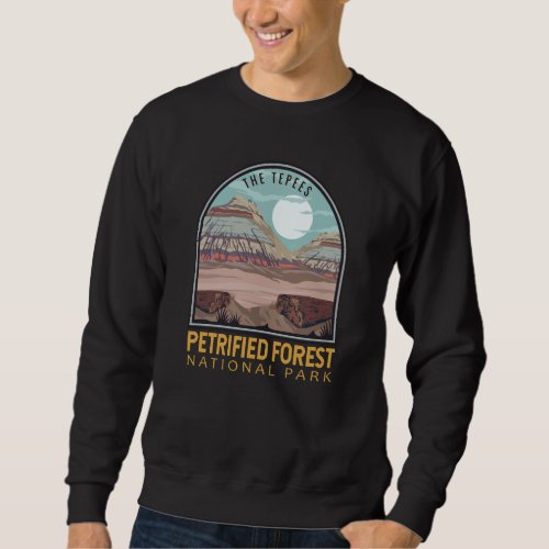 Petrified Forest National Park Vintage Emblem Sweatshirt