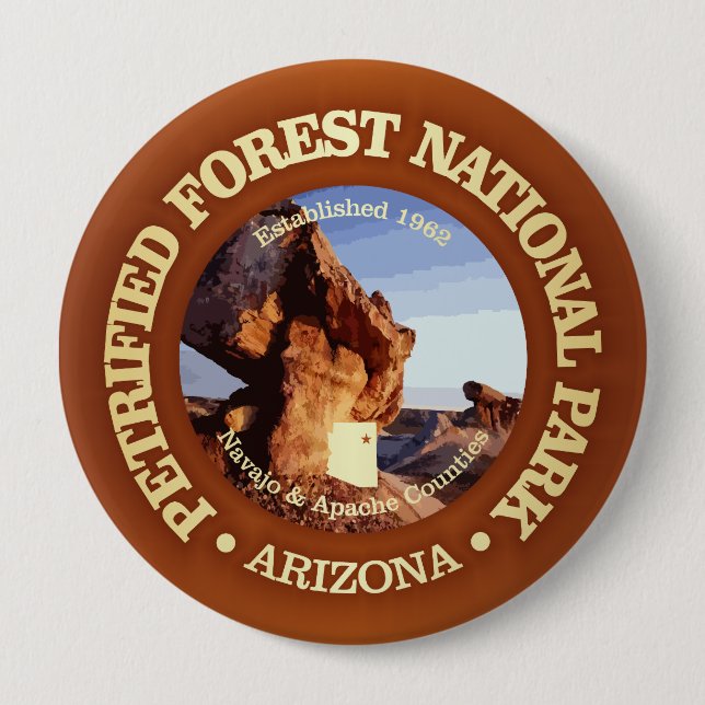Petrified Forest (NP2) Button (Front)