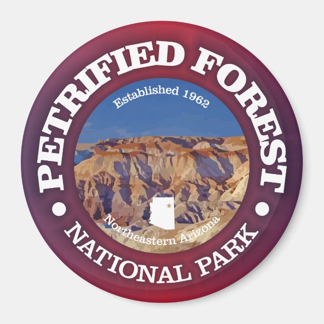 Petrified Forest NP Magnet (Front)