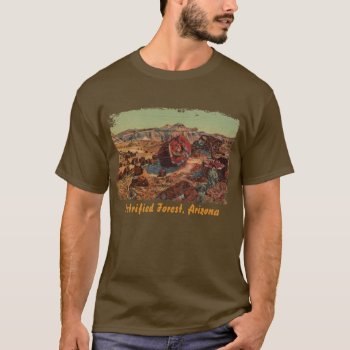 Petrified Forest Painted Men's Shirt by vintageamerican at Zazzle