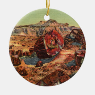 Petrified Forest Vintage Arizona Ornament
