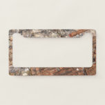 Petrified Log Closeup I License Plate Frame