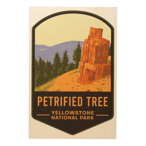 Petrified Tree Yellowstone National Park Wood Wall Art