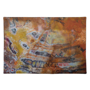 Petrified Wood Brown Cloth Placemat