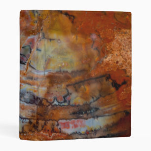 Petrified Wood Brown Mini Binder
