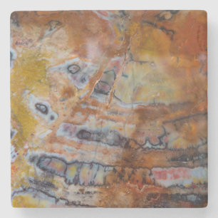 Petrified Wood Brown Stone Coaster