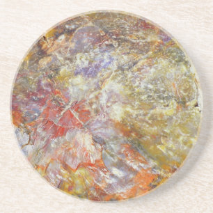Petrified Wood Drink Coaster